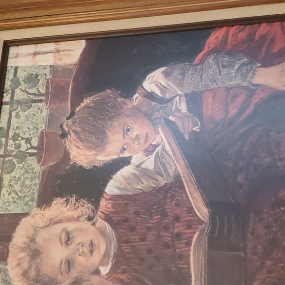 Framed fine art print, The Fairy Tale by Walter Firle 29.75" wide by 23.75" tall - Picture 6 of 7